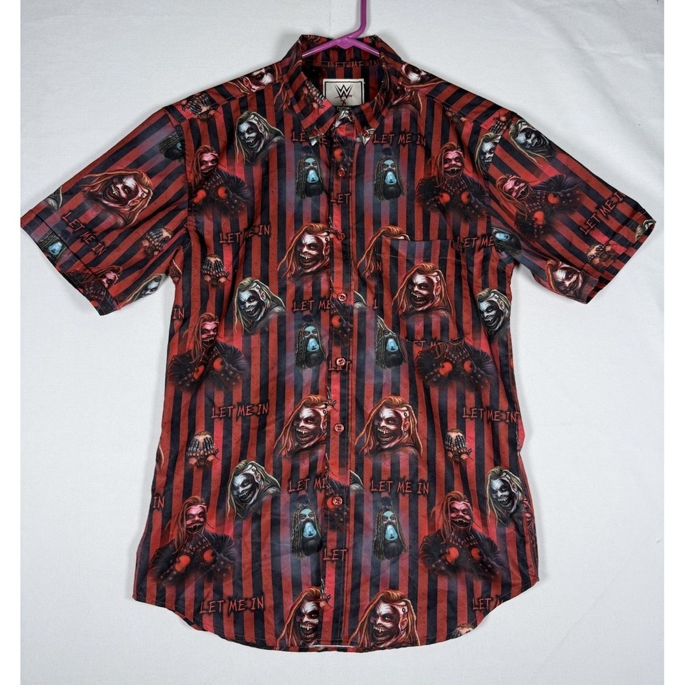 RSVLTS Shirt Mens Small Red Bray Wyatt The Fiend Kunuflex S/S Wrestling WWE